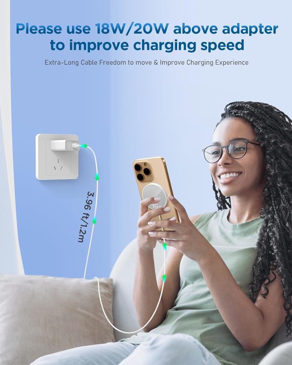 Bohuma Magnetic Wireless iPhone Charger: Mag-Safe Charging Pad Compatible - Image 7