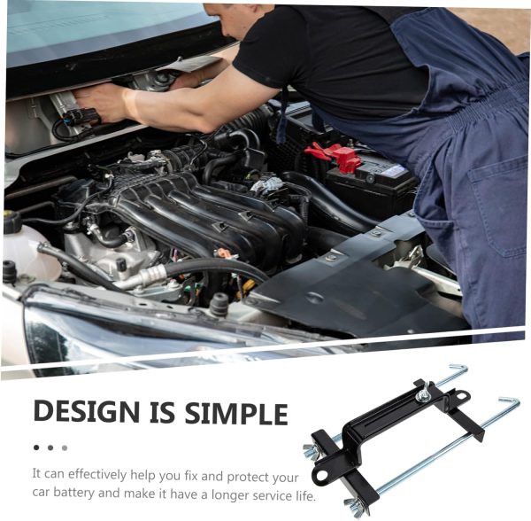 Car Battery Bracket Charger Battery Terminal Connectors Car Battery - Image 3