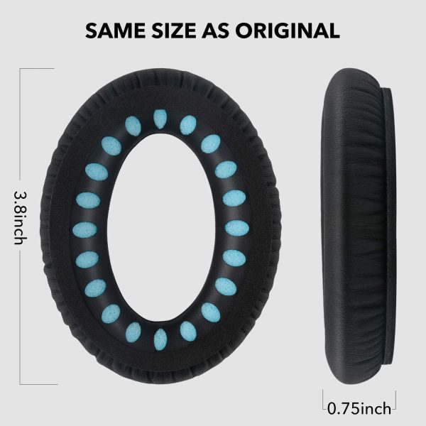 Replacement Ear Pads for Bose Quiet Comfort 35 Ear Cushion Kit Compatible - Image 4