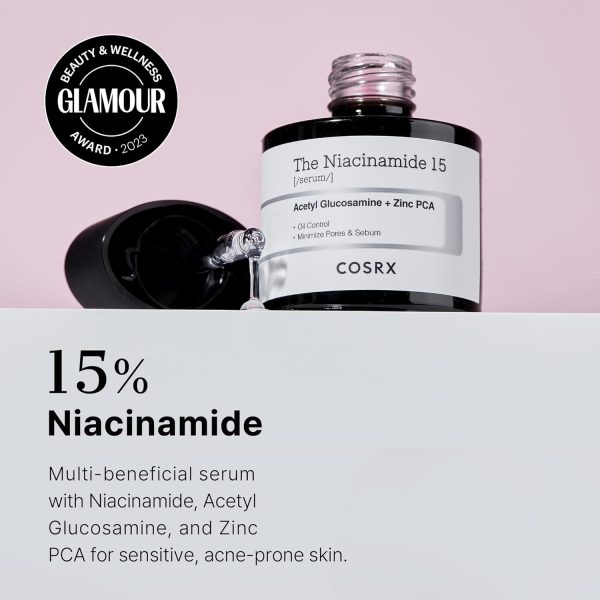 COSRX 15% Niacinamide Face Serum, 0.67 fl oz, Pore Minimizer Serum for Face - Image 3