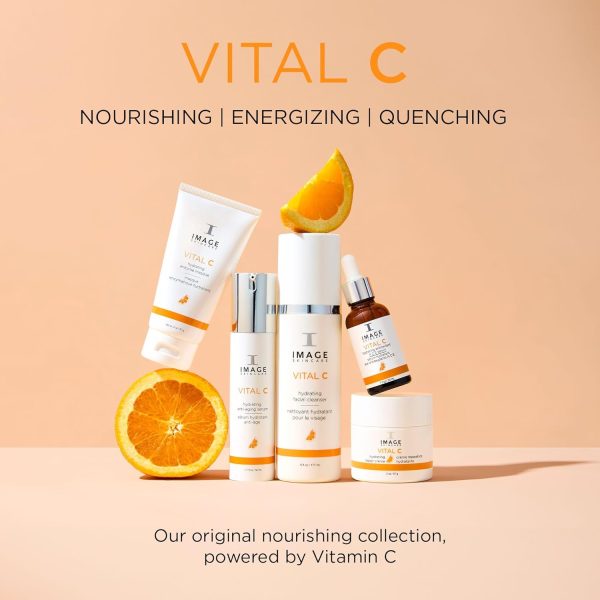 IMAGE Skincare, VITAL C Hydrating Facial Cleanser, Gentle Face Wash with - Image 6