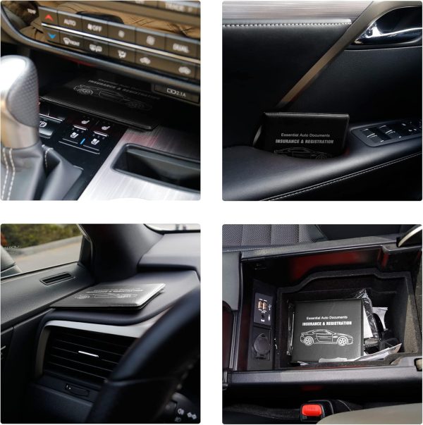 UYYE Auto Essential, Registration and Insurance Holder2-Pack, Interior - Image 6