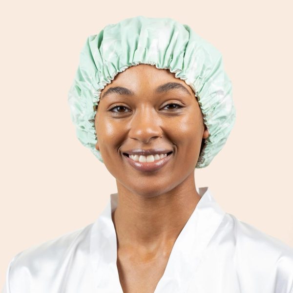 EcoTools XL Shower Cap, Large Hair Cap For Shower Or Bath, Protect Hair & - Image 5