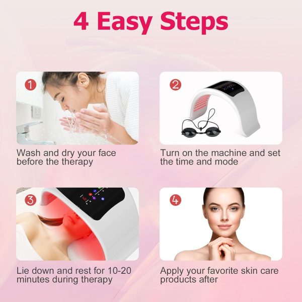 LED Light Therapy -8 in 1 Red Light Therapy Device for face Mask - Image 6