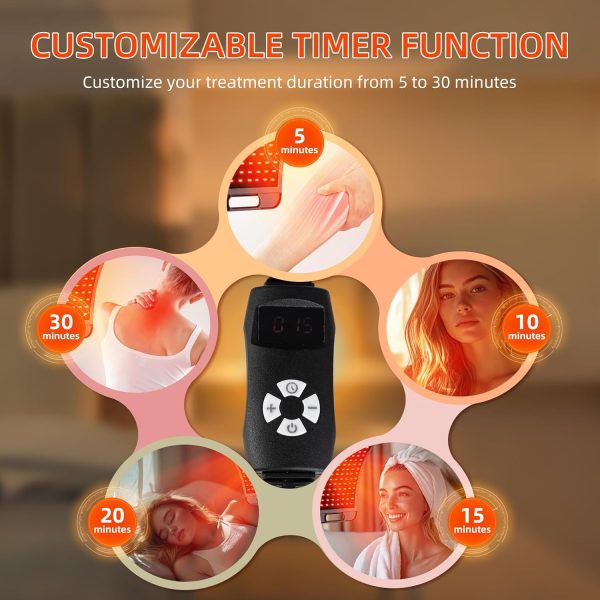 Red Light Therapy for Body&Face&Hair Growth with Stand, 660nm Red Light - Image 5