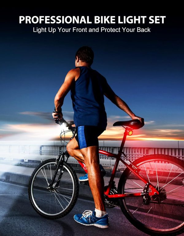 Bike Lights Supper Bright, 1000 Lumens Bike Lights for Night Riding, 8+7 - Image 8