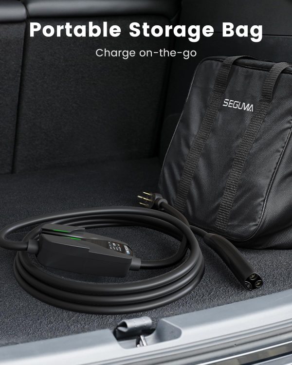 Portable Level 2 EV Charger for Tesla, 40A 240V 9.6kW NACS Charger with - Image 8