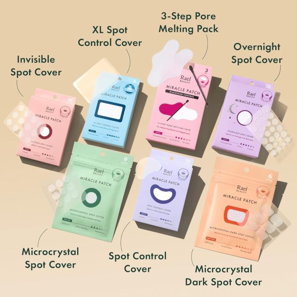 Rael Pimple Patches, Miracle Invisible Spot Cover - Hydrocolloid Acne Patch - Image 7