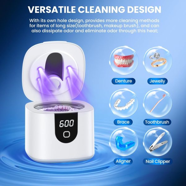 Ultrasonic Retainer Cleaner, 45kHz Retainer Cleaner Machine with 4 Modes - Image 8