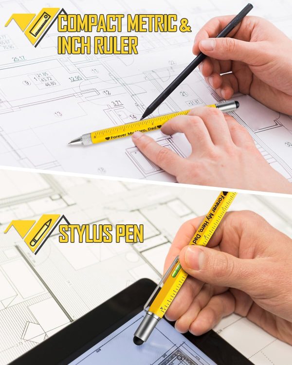 Fathers Day Dad Gifts from Daughter Son Wife Husband Multitool Pen Tools - Image 6