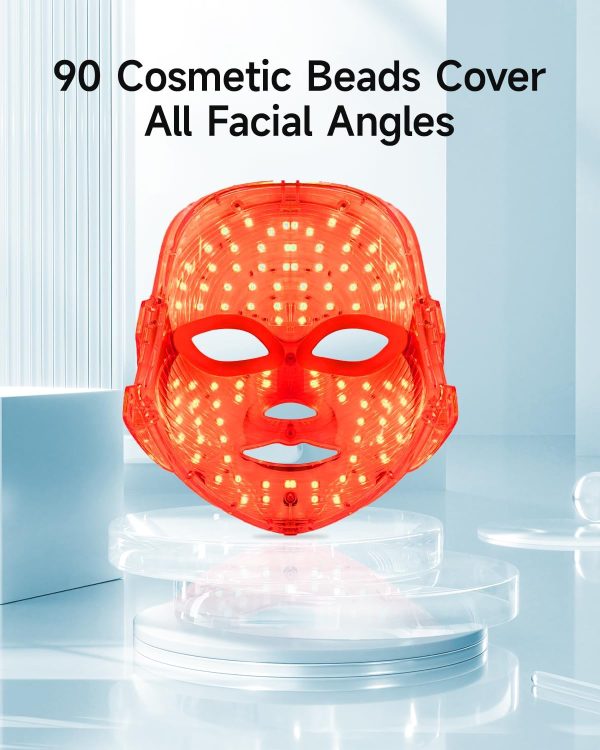 Led Light Therapy Mask, 7 Color Led Face Mask Light Therapy, Face Light - Image 3
