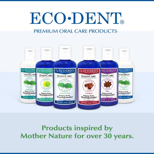 Eco-Dent ExtraBrite Baking Soda Tooth Powder, Mint – SLS & Fluoride-Free - Image 9