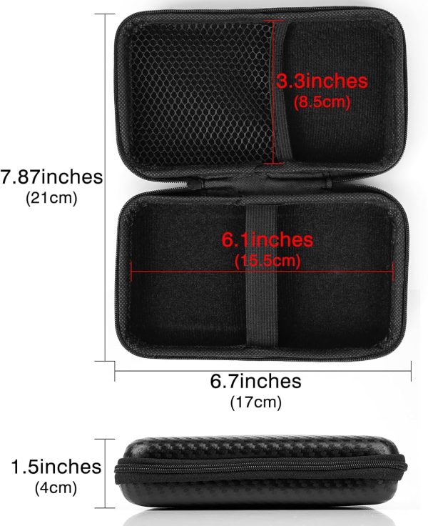 Portable Solar Charger Storage Box, Power Bank Hard Travel Case, Compatible - Image 2