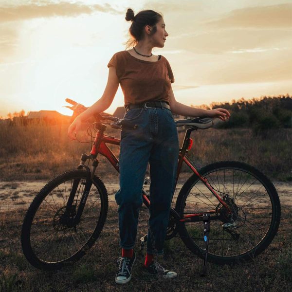 Bike Kickstand Adults- Adjustable Rear Side Aluminum Alloy Bicycle Stand - Image 7