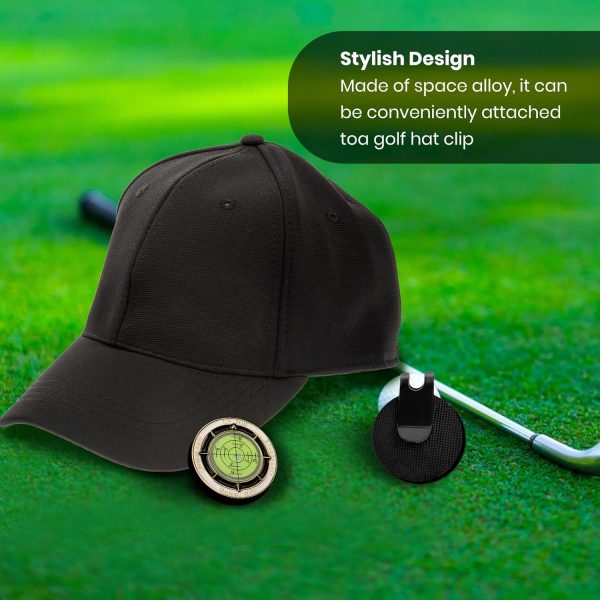 Ddaowanx Golf Green Reader, Golf Ball Marker with High Precision Horizontal - Image 3