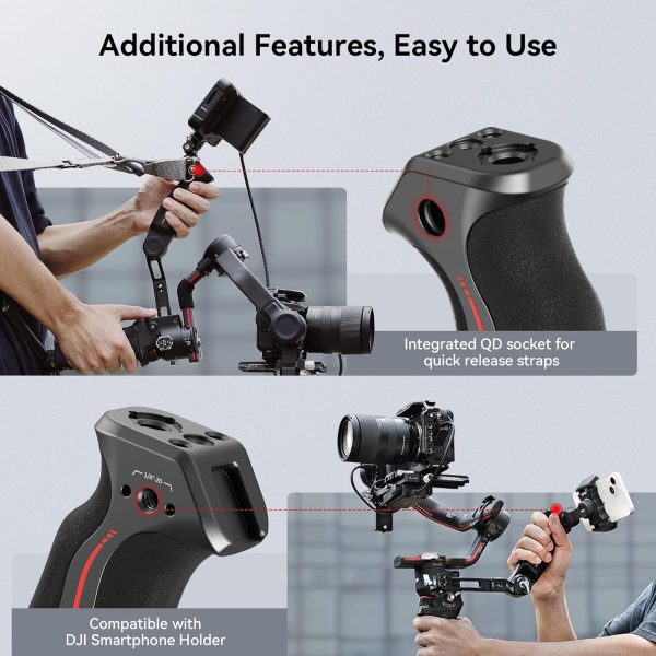 SmallRig Adjustable Sling Handgrip Gimbal Sling Handle for DJI RS 4, RS 4 - Image 8