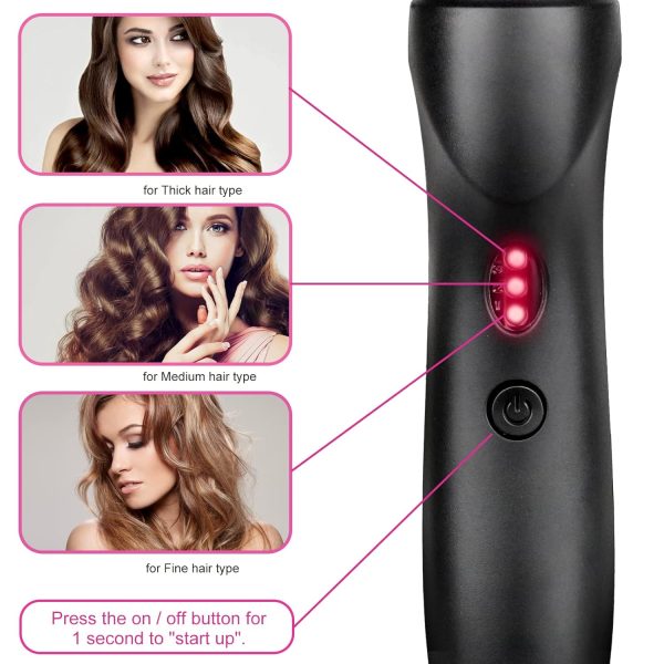 Hair Straightener, Electric Hot Comb Hair Straightener Brush with Ceramic - Image 3