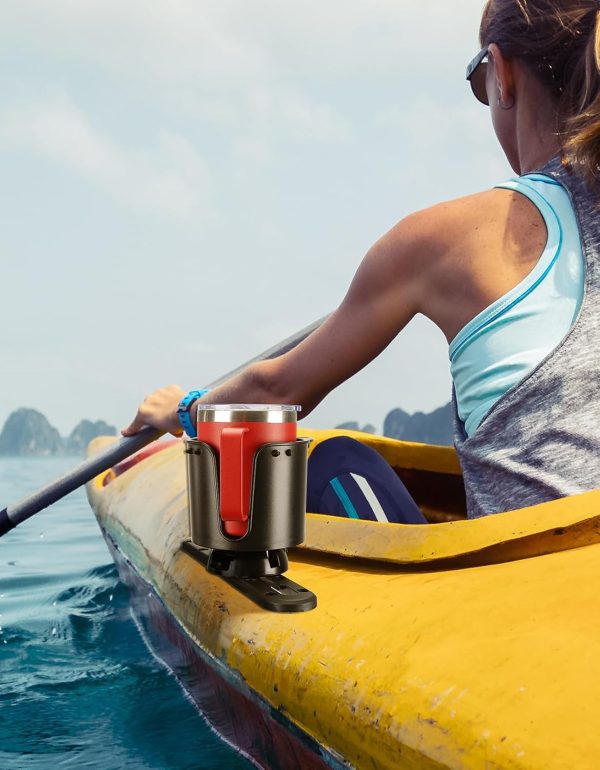 KEMIMOTO Kayak Cup Holder, Kayak Drink Holder with Track Mount Install, - Image 7