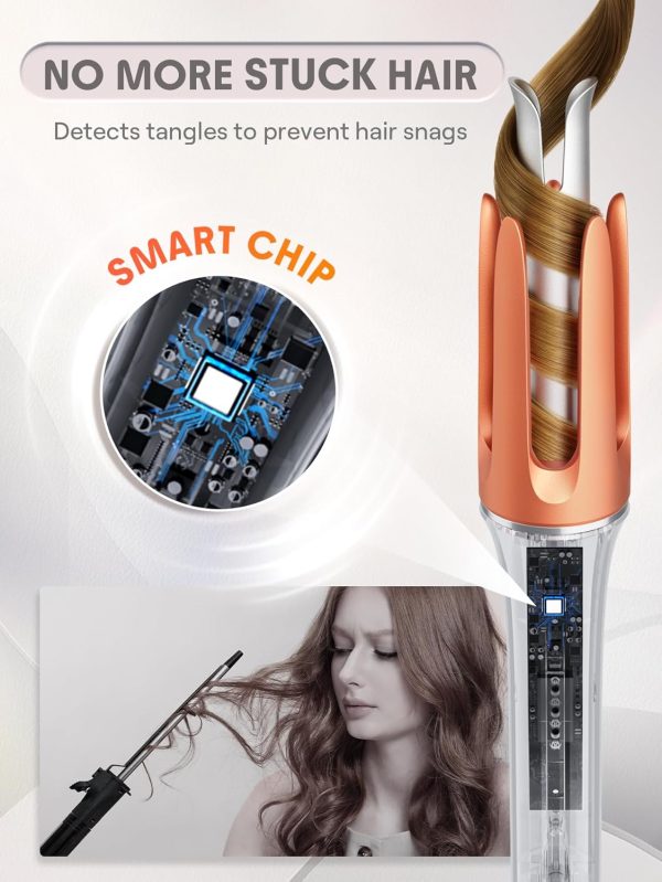 SHEGLAM Automatic Curling Iron 1 ¼ inch with 3 Temperatures Fast Heating, - Image 3