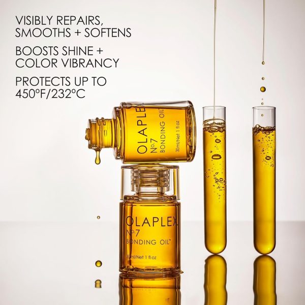 Olaplex No. 7 Bonding Oil, Concentrated High Shine Oil, Heat Protectant, Vi - Image 3