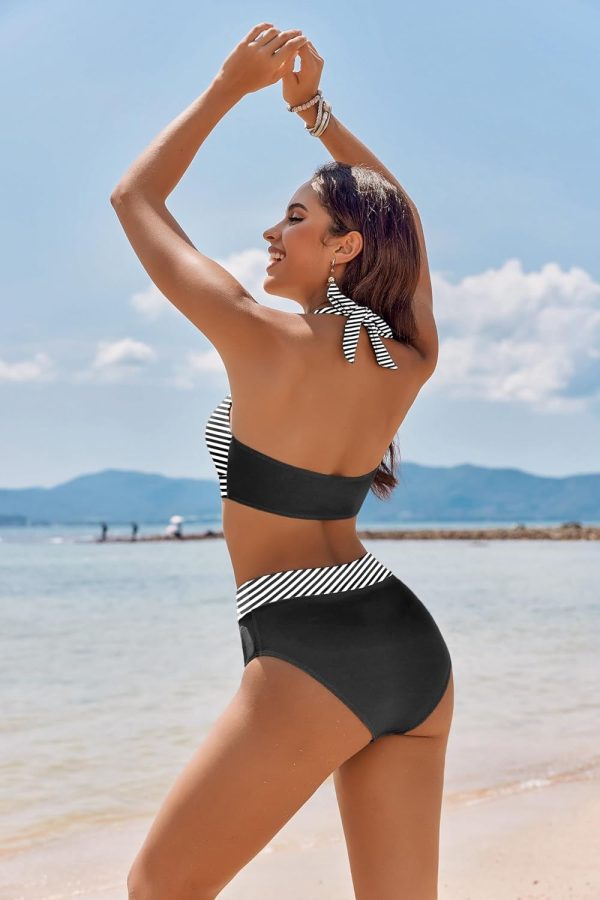AI'MAGE Women's High Waisted Bikini Sets Tummy Control Swimsuits 2025 Two - Image 4