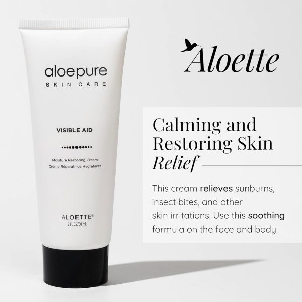 Aloette Face Moisturizer Cream - Daily Body & Facial Skin Care Products - Image 2