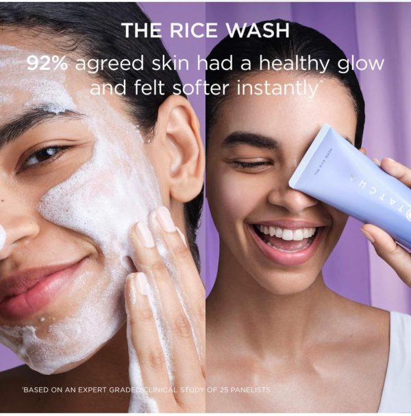TATCHA The Rice Wash | Soft Cream Facial Cleanser Washes Away Buildup - Image 2