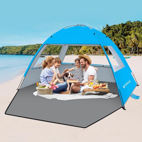 Venustas Beach Tent Sun Shelter for 3/4-5/6-7/8-10 Person, UPF 50+ UV - Image 7