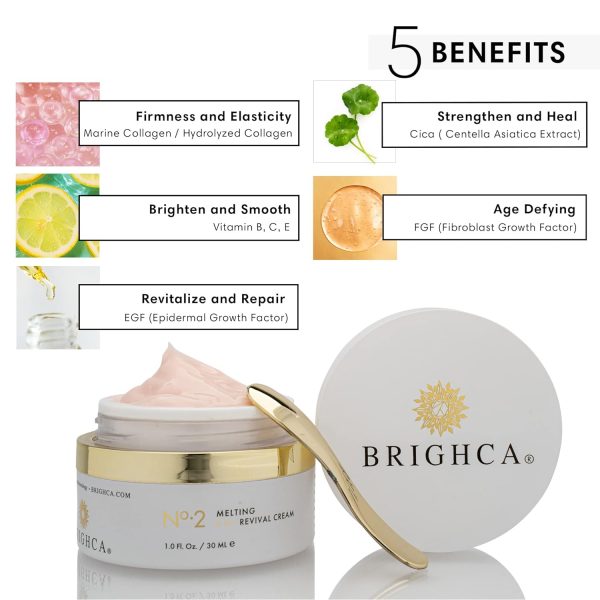 Melting 5 in 1 Collagen Revival Cream | Refreshing Anti Aging Daily Cream - Image 3