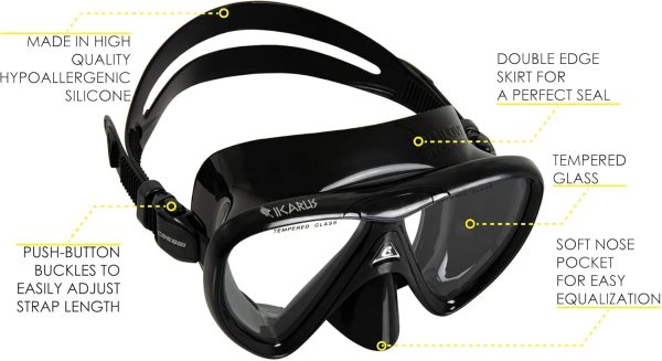 Cressi Adult Snorkeling Kit, Mask & Snorkel - Quality Equipment for - Image 2