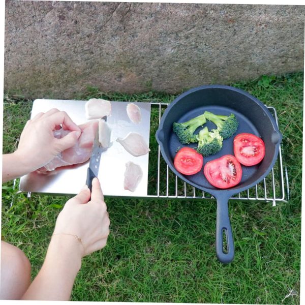 1pc Stainless Steel Grill Charcoal Outdoor Barbecue Rack Grills Grille - Image 8