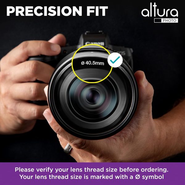 Altura Photo 40.5mm UV CPL ND Filter Kit – Multi-Coated UV Filter CPL - Image 7