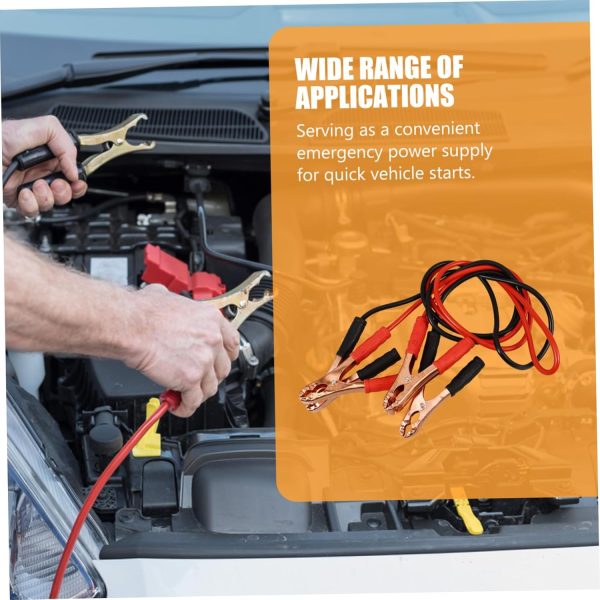 2pcs Car Hitch Jumper Cables with Battery Clips Battery Jumper Cables Car - Image 8