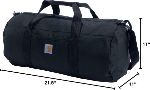 Carhartt Trade Series 2-in-1 Packable Duffel with Utility Pouch, Black, - Image 3