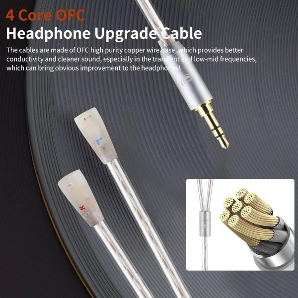 okcsc IE80 to 3.5MM Upgraded Replacement Cable for SENNHEISER IE80 Earphone - Image 5