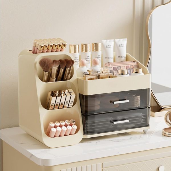 Makeup organizer with Drawers for Vanity,Spacious Cosmetic Display - Image 3