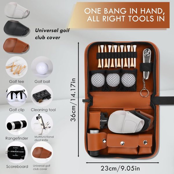 Golf Accessories Kit with High-Grade Handbag, Golf Balls, Rangefinder, - Image 2