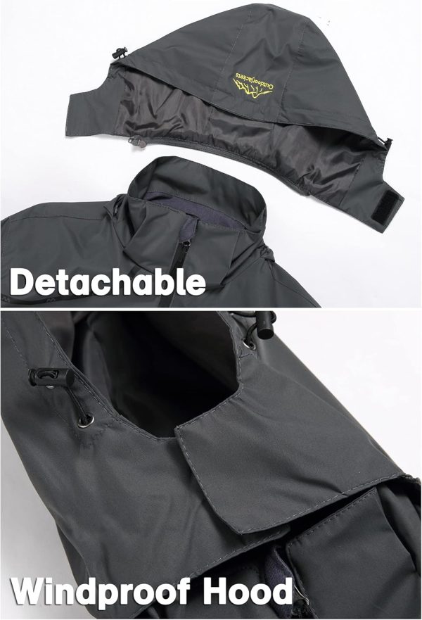 GIISAM Mens Windproof Jacket Waterproof Lightweight Mountain Sport Jacket - Image 4