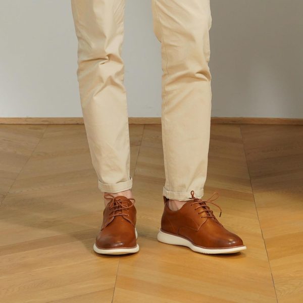 Jousen Mens Dress Shoes Oxfords Casual Retro Classic Comfortable Formal - Image 3