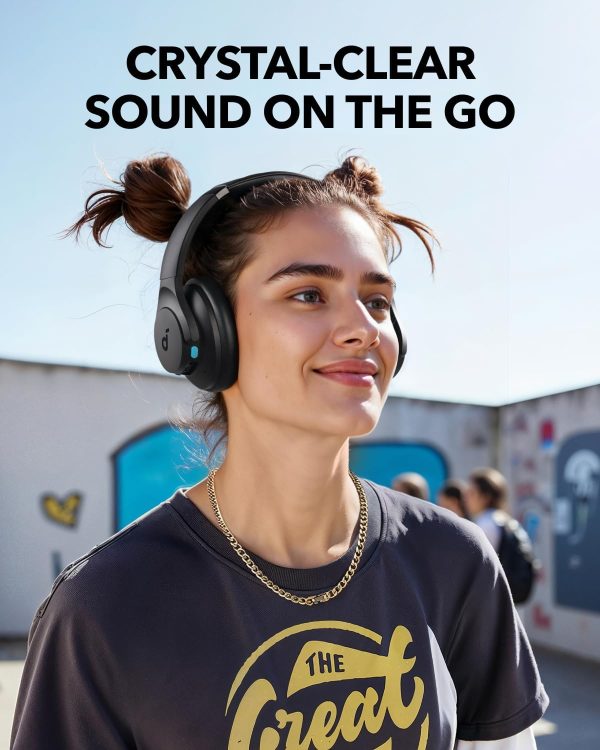Soundcore Q11i Wireless Over-Ear Bluetooth Headphones by Anker, Deep Bass, - Image 2