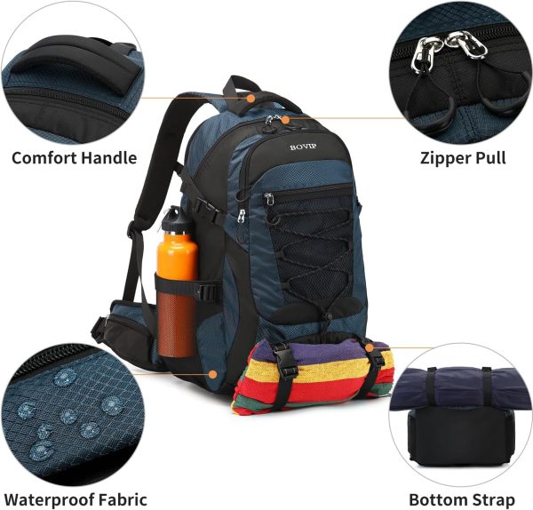 40L Hiking Backpack Waterproof Lightweight Daypack Travel Sports Camping - Image 4