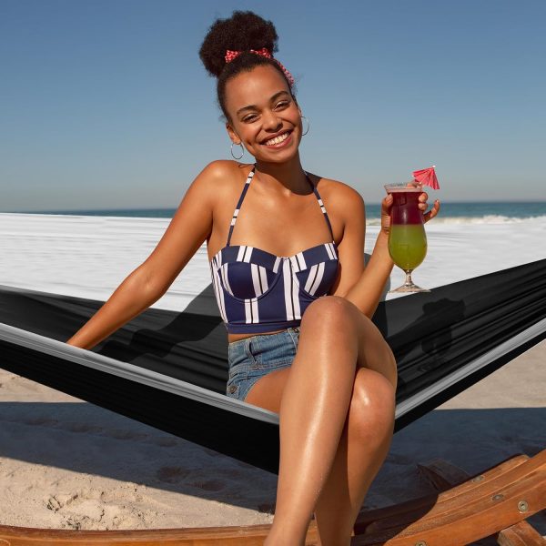 Camping Hammock,Camping Essentials,Lightweight Portable Double & Single - Image 4