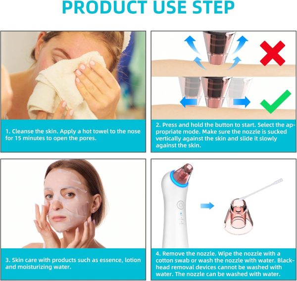 Blackhead Remover Pore Vacuum Extractor-2025 Upgrade GERY Blackhead Cleaner - Image 6