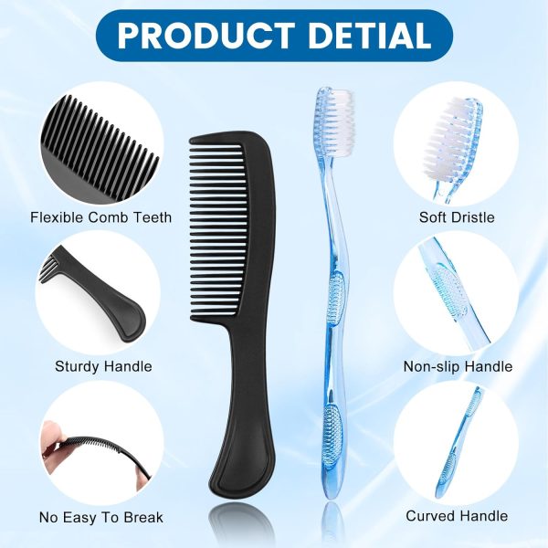 5 Sets Personal Hygiene Kit Basic Toiletry Kits Homeless Supplies Bulk for - Image 3