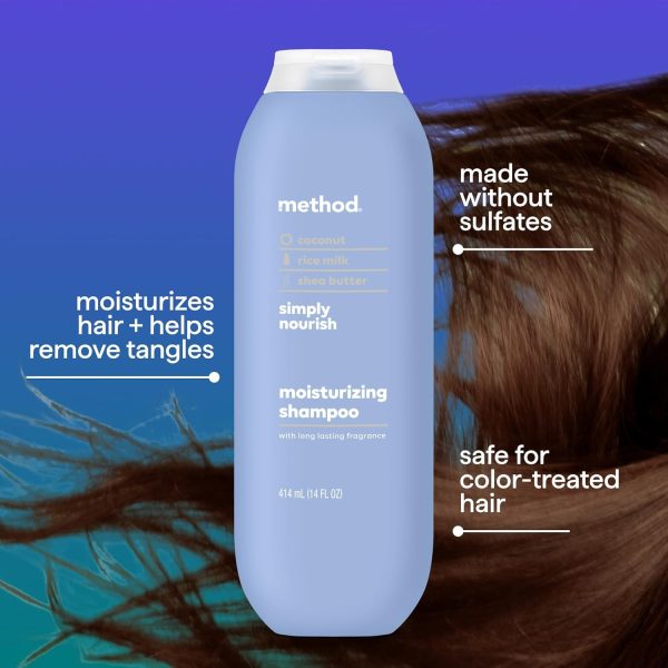 Method Moisturizing Shampoo, Simply Nourish with Shea Butter, Coconut, and - Image 5