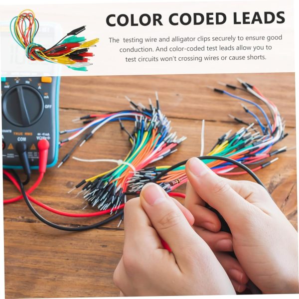 30 Pcs Clip Alligator Wire Connector Alligator with Wire Car Jump Starter - Image 4