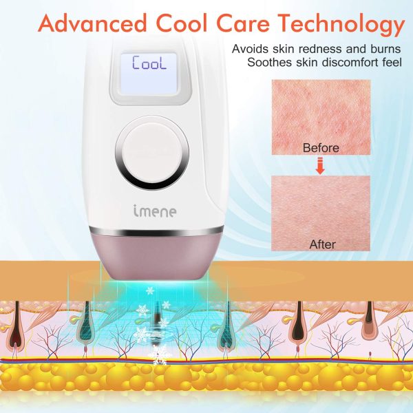 IMENE Permanent Hair Removal Machine for Women & Men, 500,000 Flashes IPL - Image 3