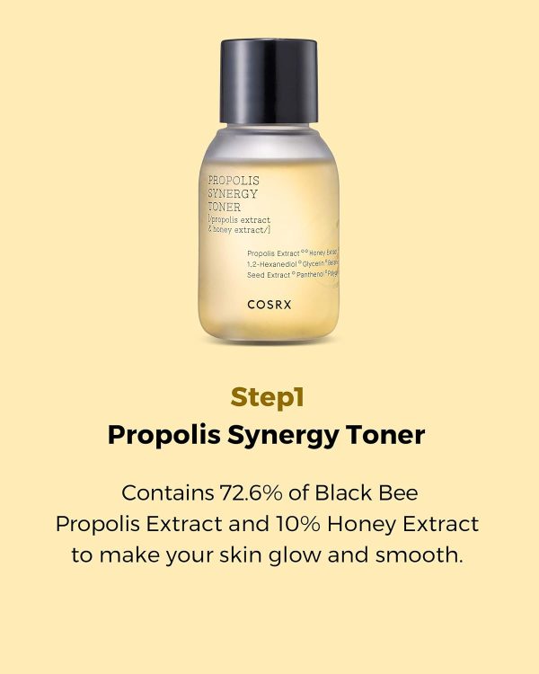 COSRX Honey Glow Kit, Korean Skin Care Set with Propolis Facial Toner, - Image 5