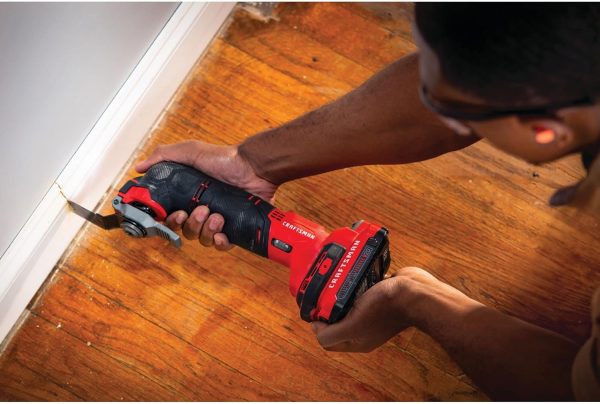 CRAFTSMAN V20 Cordless Multi-Tool, Oscillating Tool Kit, Blades, Sand - Image 9