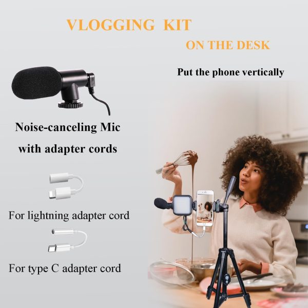 Vlogging kit for iPhone, YouTube Starter Kit, Vlogging Camera kit with RGB - Image 5